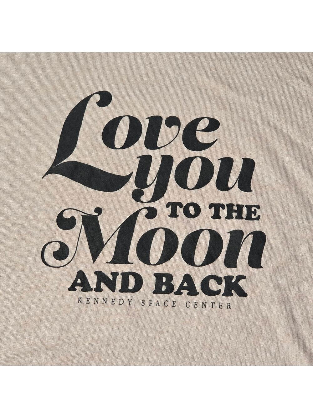 MV Sport LOVE YOU TO THE MOON & BACK Graphic NASA Souvenir Hooded Sweatshirt XL
